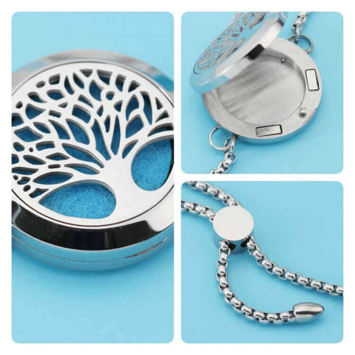 Wholesale Stainless Steel Essential Perfume Aromatherapy Bracelet - Image 3