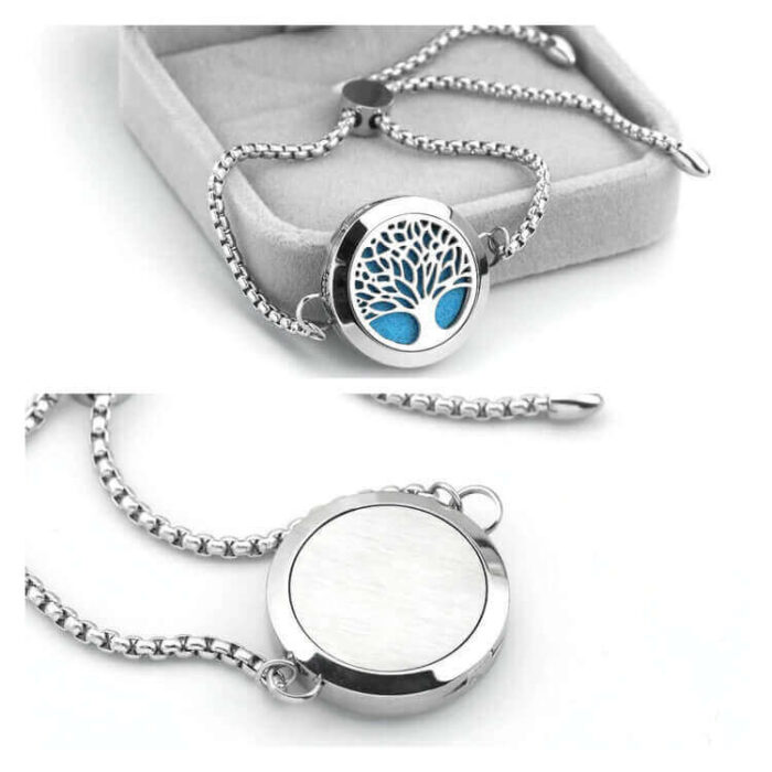 Wholesale Stainless Steel Essential Perfume Aromatherapy Bracelet - Image 4