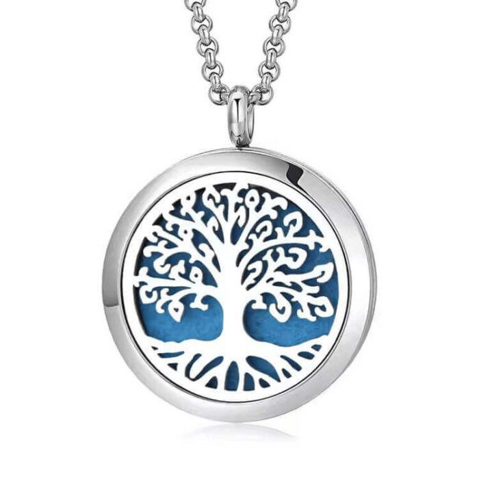 Customized Stainless Steel Aromatherapy Diffuser Perfume Locket Necklace