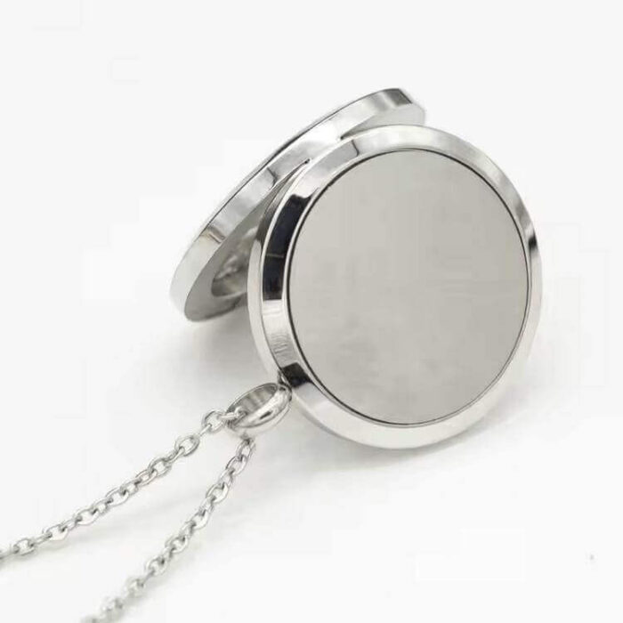 Customized Stainless Steel Aromatherapy Diffuser Perfume Locket Necklace - Image 6