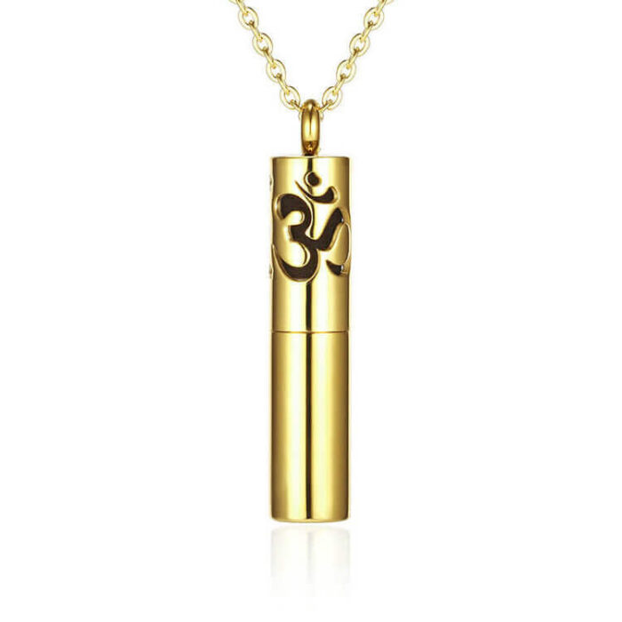 Wholesale Stainless Steel Cylinder Aromatherapy Essential Oil Diffuser Locket Necklace - Image 7