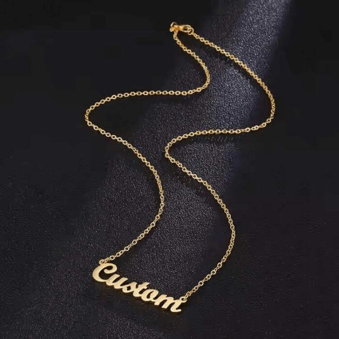 Personalized Durable Wholesale Jewelry Stainless Steel Custom Name Necklace - Image 4