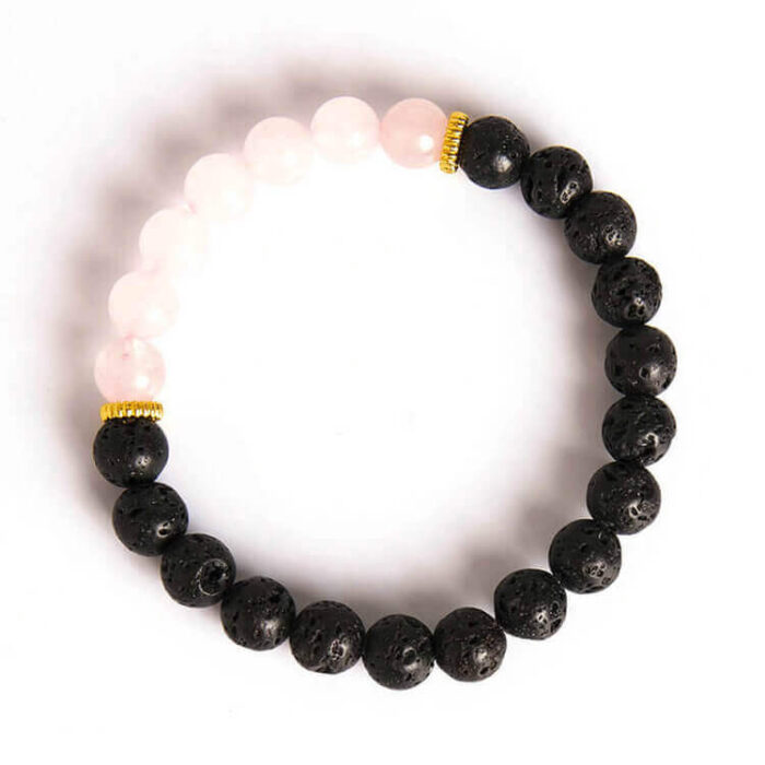 Handmade Healing Energy Jewelry Wholesale Lava Stone Aromatherapy Bracelet