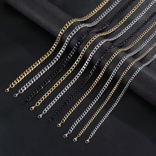 Stainless steel curb chain